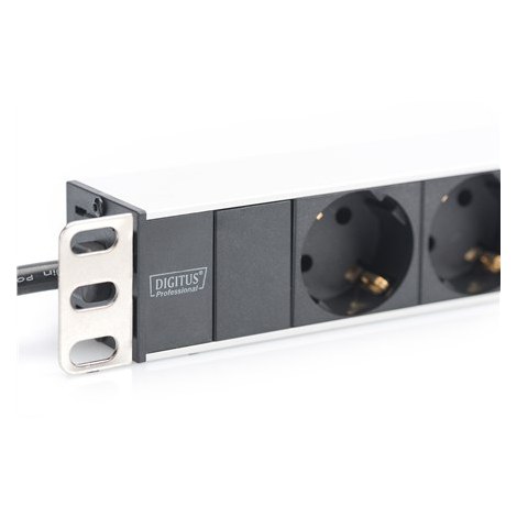 DIGITUS DN-95401 - power strip | Output Connector Qty 8 | 2 m | Black - 5